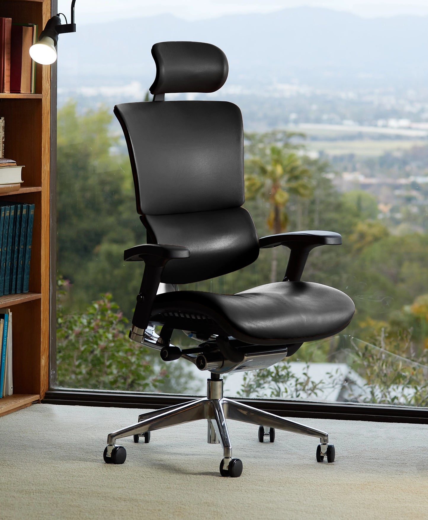 Refurbished X4 Leather Executive Office Chair - Extended Width