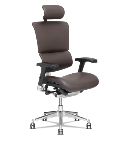 Refurbished X4 Leather Executive Office Chair - Extended Width