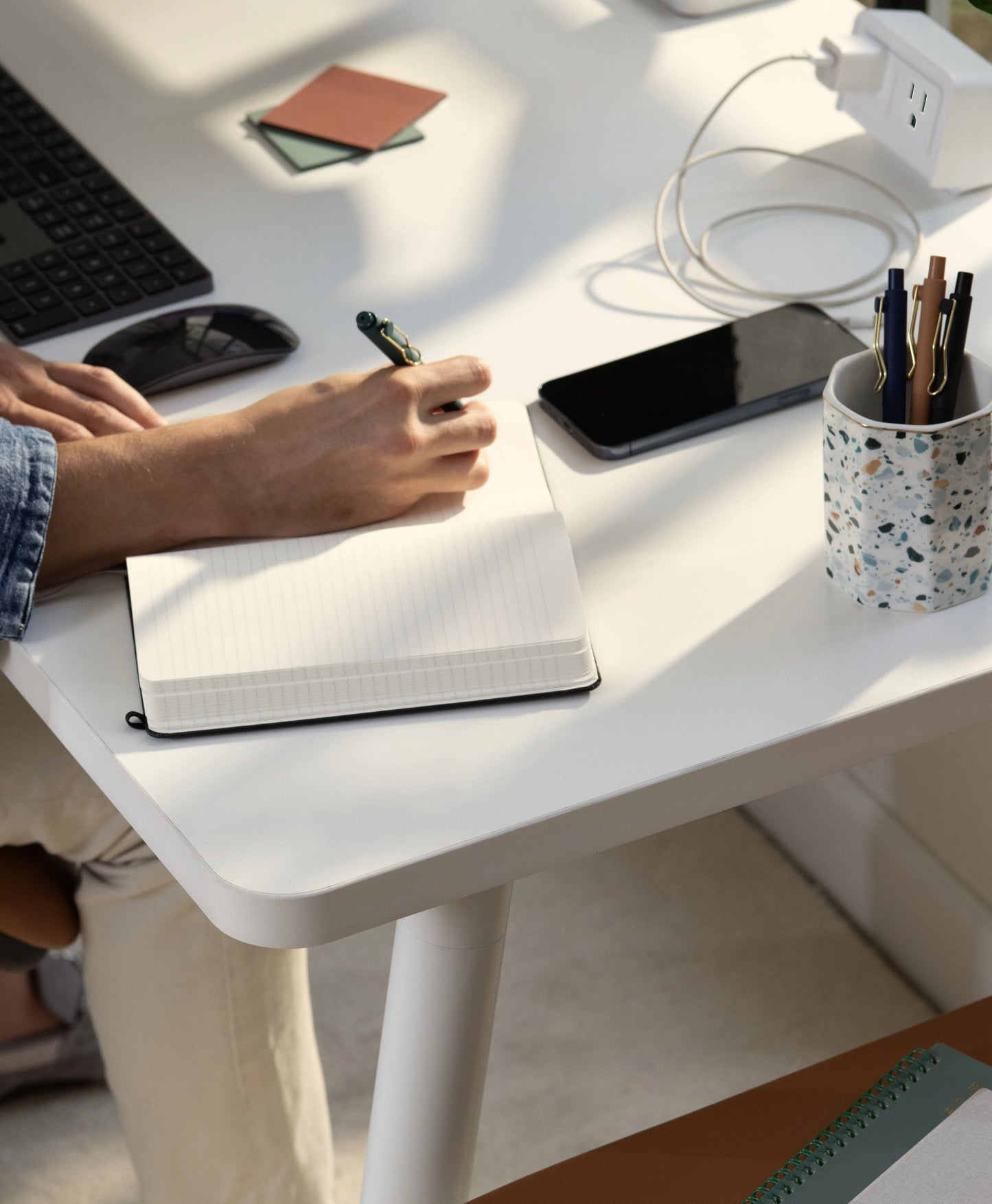 X-Desk Studio with Angled Legs