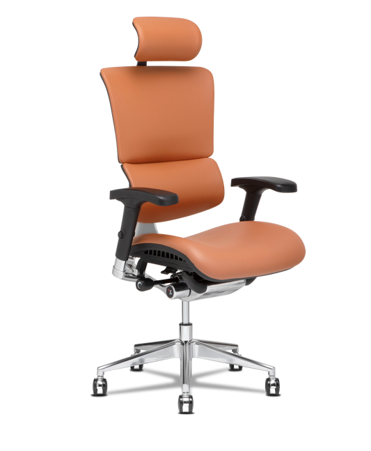 Refurbished X4 Leather Executive Office Chair - Standard Width