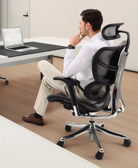 Refurbished XG-Wing Split-Back Management Office Chair