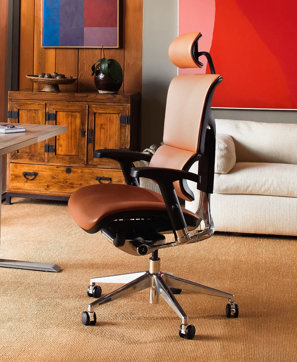 Refurbished X4 Leather Executive Office Chair - Standard Width
