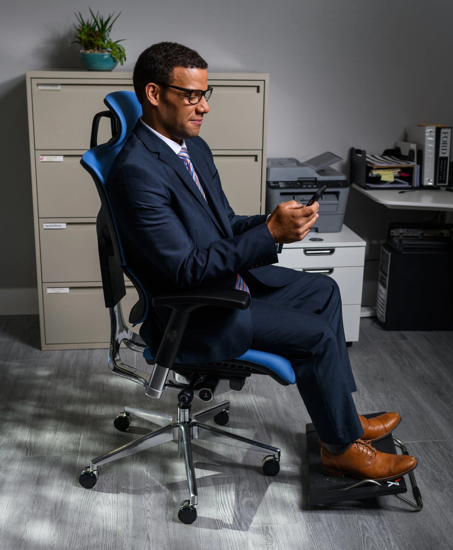 Refurbished X3 A.T.R. Management Office Chair - Extended Width