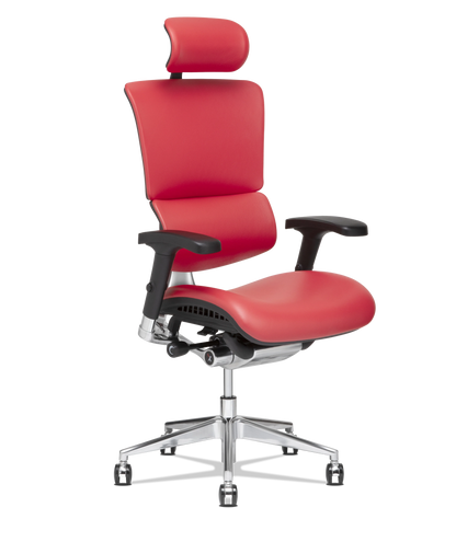 Refurbished X4 Leather Executive Office Chair - Standard Width