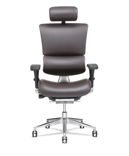 Refurbished X4 Leather Executive Office Chair - Extended Width