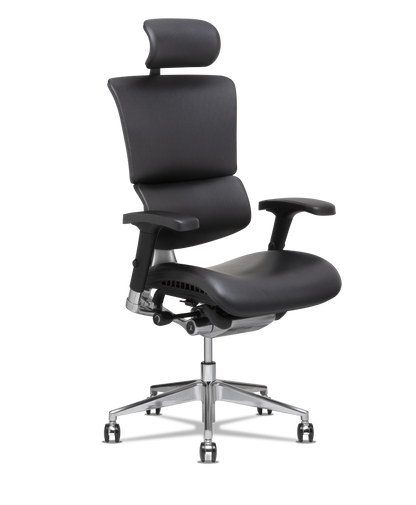 Refurbished X4 Leather Executive Office Chair - Extended Width